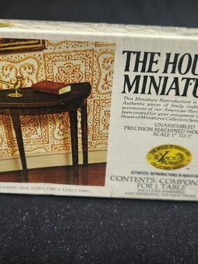 X-acto Hepplewhite Dark Brown Side Table Kit